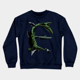 Mosasaur, meet U-Boat Crewneck Sweatshirt